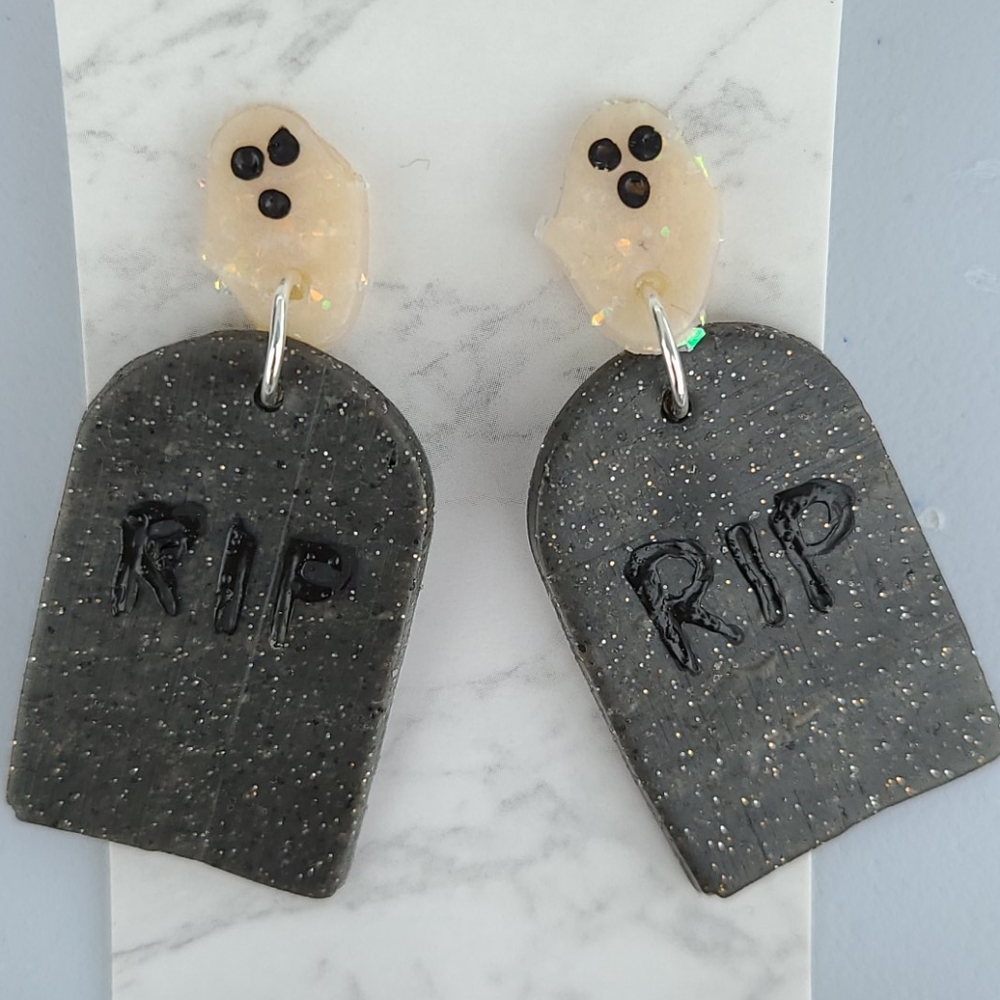 🎃Ghost and Tombstone Earrings🎃